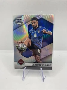 2021-22 Mosaic Road to World Cup Silver #27 Lorenzo Insigne Prizm - Picture 1 of 2