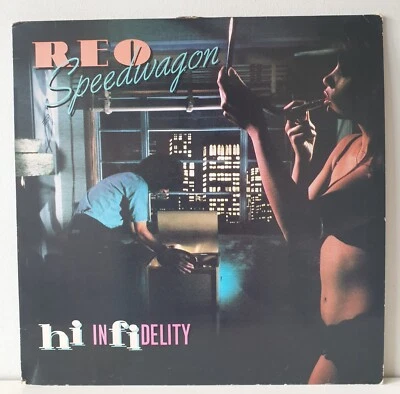 Reo Speedwagon – Hi Infidelity - UK 1981 LP Album Vinyl Record - Epic - Image 1 of 4