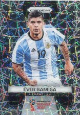 Prizm World Cup 2018 Laser Parallel Base Card #4 Ever Banega - Argentina