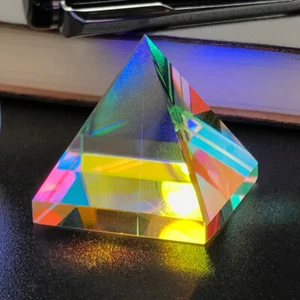 Pyramid Prism for Photography Color Diamond Pentahedron X-Cube Prism Decoration - Picture 1 of 12