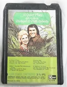 A QUIET PLACE 8 track tape RICHARD PATTI ROBERTS tested working religious - Picture 1 of 1