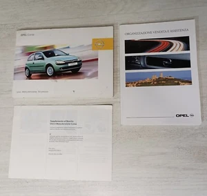 Libretto Uso E Manutenzione Opel Corsa C Istruzioni Anno 00/06 Manuale Istruzion - Foto 1 di 5