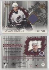 2003-04 Pacific Private Stock Titanium Variation /155 Milan Hejduk #148 Patch