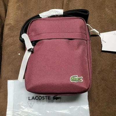 Bandolera Lacoste Borgoña Foto 1 de 4