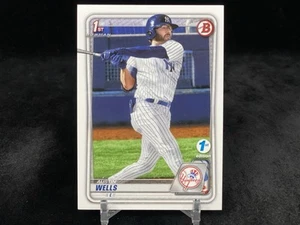 AUSTIN WELLS 2020 BOWMAN DRAFT 1ST ED. #BD-56 PROSPECT PAPER 1ST / NY YANKEES - Picture 1 of 2