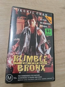 Rumble In The Bronx VHS Tape Jackie Chan Movie Big Box Ex Rental PAL AUS - Picture 1 of 3