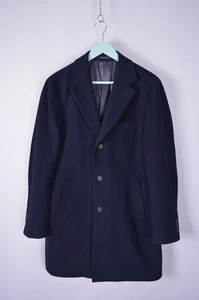 Suitsupply Vicenza Single Breasted Wool Navy Coat Jacket Size EU50 US40 - Picture 1 of 13