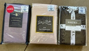 NWT King Pillow Cases Lot Of 3 (6 Total Pillow Cases) - Picture 1 of 2