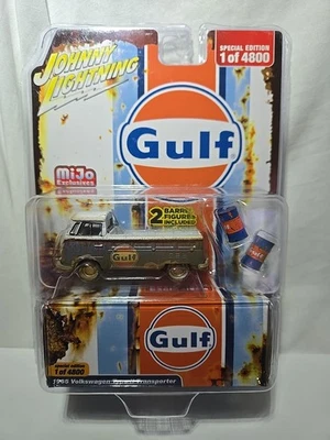 Johnny Lightning 1965 Volkswagen Type II Транспортер GULF OIL MiJo Эксклюзив - Изображение 1 из 4