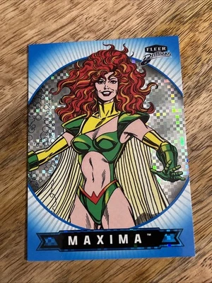 2025 Fleer Brilliants Superman Blue X-Ray #81 Maxima /999 PWE - Image 1 of 2