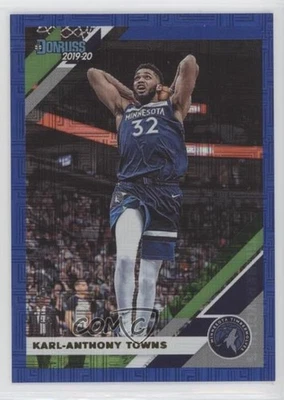 2019-20 Panini Donruss Blue Infinite /35 Karl-Anthony Towns #123 - Image 1 of 2