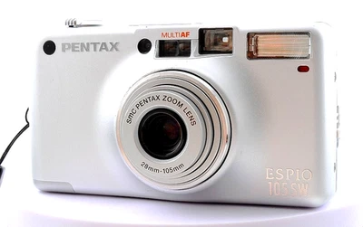 [ALL WORKS / NEAR MINT] PENTAX ESPIO 105 SW Point & Shoot Film Camera from JAPAN - Image 1 of 4