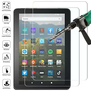 Tempered Glass Screen Protector For Amazon Fire HD 10, Fire HD 10 Plus 2021 New - Picture 1 of 5