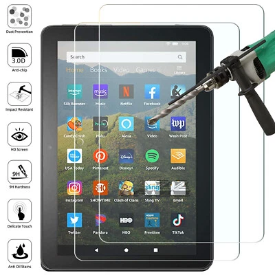 Tempered Glass Screen Protector For Amazon Fire HD 10, Fire HD 10 Plus 2021 New - Image 1 of 4