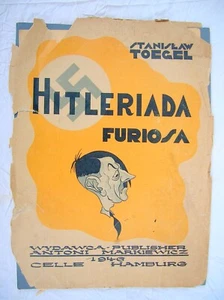 HITLERIADA FURIOSA 1946 - STANISLAW TOEGEL ORIGINAL SET OF 12 LITOGRAPHS - Picture 1 of 18