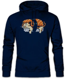 Sudadera con capucha para gatos sushi amor adicto adicción Japón diversión japonesa - Imagen 1 de 1