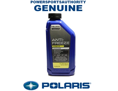 1985-2021 Polaris Snowmobile OEM Antifreeze Coolant 32oz Quart 2880514 - Image 1 of 2