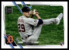 2021 TOPPS ROOKIE VARIATION Tarik Skubal Detroit Tigers #92