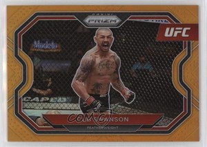 2021 Panini Prizm UFC Orange Prizm /99 Cub Swanson #136