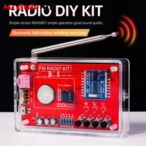 Kit elettronico radio FM digitale fai da te RDA5807 87-108MHZ kit pratica saldatura K - Foto 1 di 20
