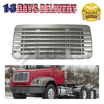 New Front Grille W/ Bug Screen For 1991-2004 Freightliner FL 60 70  80 106 112 - Image 1 of 4