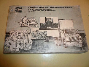 Cummins L10 Operation & Maintenance Manual - Glove Box -  - Picture 1 of 1