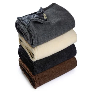 WATER PROOF AND FLEECE LINED DOG THROW, CAR BLANKET, PET BLANKET, PICNIC BLANKET - Picture 1 of 15