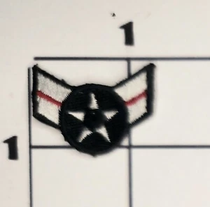 Corporal Patch Embroidered Blue White Military Service United States Air Force - Picture 1 of 1