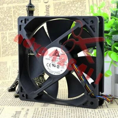 DELTA AFB1212SH 120*120*25mm  12V 0.8A  4pin PWM  Case Cooling Fan - Image 1 of 4