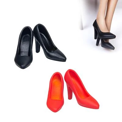 Maßstab 1:12 weibliche Figur High Heel Schuhe Soldaten Schuhe für Figuren Körper
