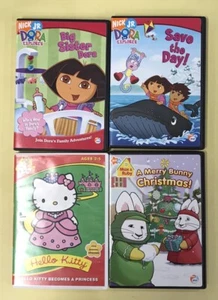 4 DVDs Big Sister Dora (DVD, 2005) Nick Jr Save The Day Max & Ruby - Hello Kitty - Picture 1 of 18