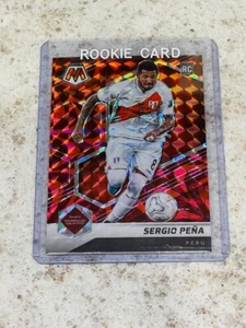 SERGIO PENA ~ 2021-22 Mosaic FIFA World Cup ROOKIE #44 Reactive Red Prizm PWE RC - Picture 1 of 3