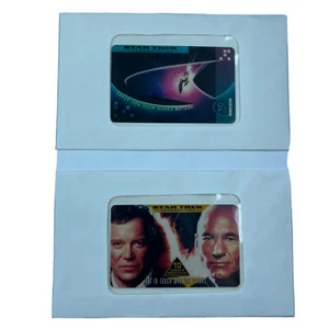 Star Trek Generations Phone Cards10 Units Premier Edition Kirk & Piccard - Picture 1 of 4