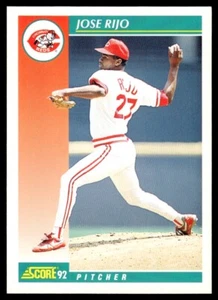 Puntuación Jose Rijo Cincinnati Reds 1992 #232 - Imagen 1 de 2