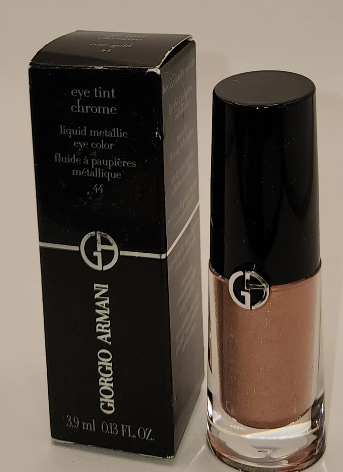 Giorgio Armani Eye Tint Chrome Liquid Metallic Rose Gold 44 3.9 Ml 0.13 Oz