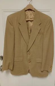 JACK NICKLAUS Tournament Series 40R Blazer Jacket Suit Coat Golden Tan USA Made - Picture 1 of 6