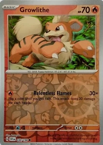 030/198 GROWLITHE REVERSE HOLO SCARLET & VIOLET POKEMON CARD - Picture 1 of 1
