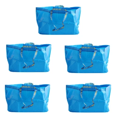 IKEA FRAKTA Tragetasche Umzug Transport 55x37x35 cm 71L blau 5x 10x 25x 50x NEU - Bild 1 von 4