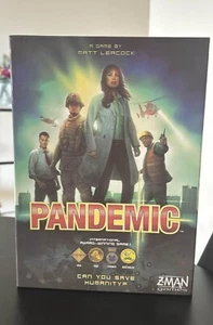 PANDEMIC Cooperative Disease Outbreak Board Game 2-4 Players Z-Man Games USED - Picture 1 of 1