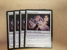 MTG Coldsnap Martyr of Sands X4 NM