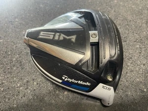 Taylormade Sim 10.5* Driver Club Head Only Good RH With Headcover - Picture 1 of 5