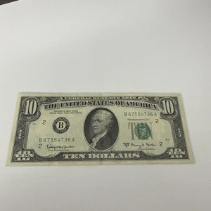 1963 A 10 Dollar Bill - Picture 1 of 6