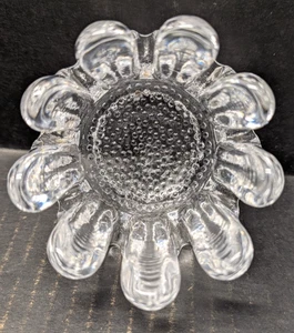 Vtg Kosta Boda Goran Warff Sunflower Votive Candle Holder Sweden 3.5"H x 3.75"W - Picture 1 of 4