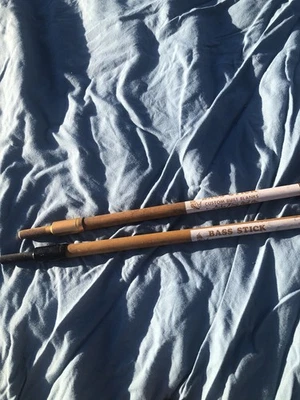 2 Vintage Bass Sticks Lake King Rod Co 61” Long Cane Pole? - Image 1 of 4