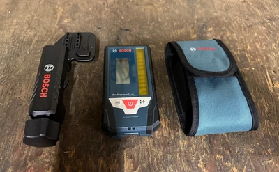 Receptor láser Bosch LR8 línea roja y verde con abrazadera de varilla compatible con GLL3-330CG Foto 1 de 3