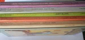 Vtg JUDY BLUME 5-Book Box Set Dell Yearling 1980's Paperback Book LOT T7 - Picture 1 of 2