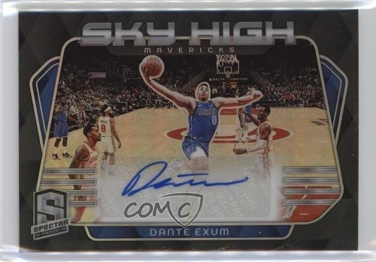 2023-24 Panini Spectra Sky High Signatures /99 Dante Exum #SKY-DEX Auto - Image 1 of 2