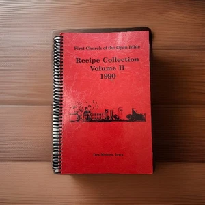 Des Moines Iowa IA Cookbook Vintage Ethnic Midwestern Church Ladies cookie bars - Picture 1 of 24