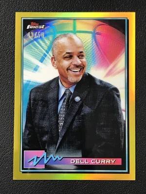 Dell Curry Gold Topps Finest #30 2021/50 Foto 1 de 2