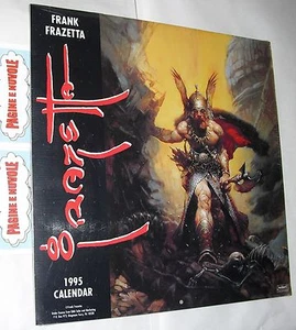 frank frazetta - FRAZETTA - guerrieri vichinghi - 1995 - calendario in inglese - Imagen 1 de 1